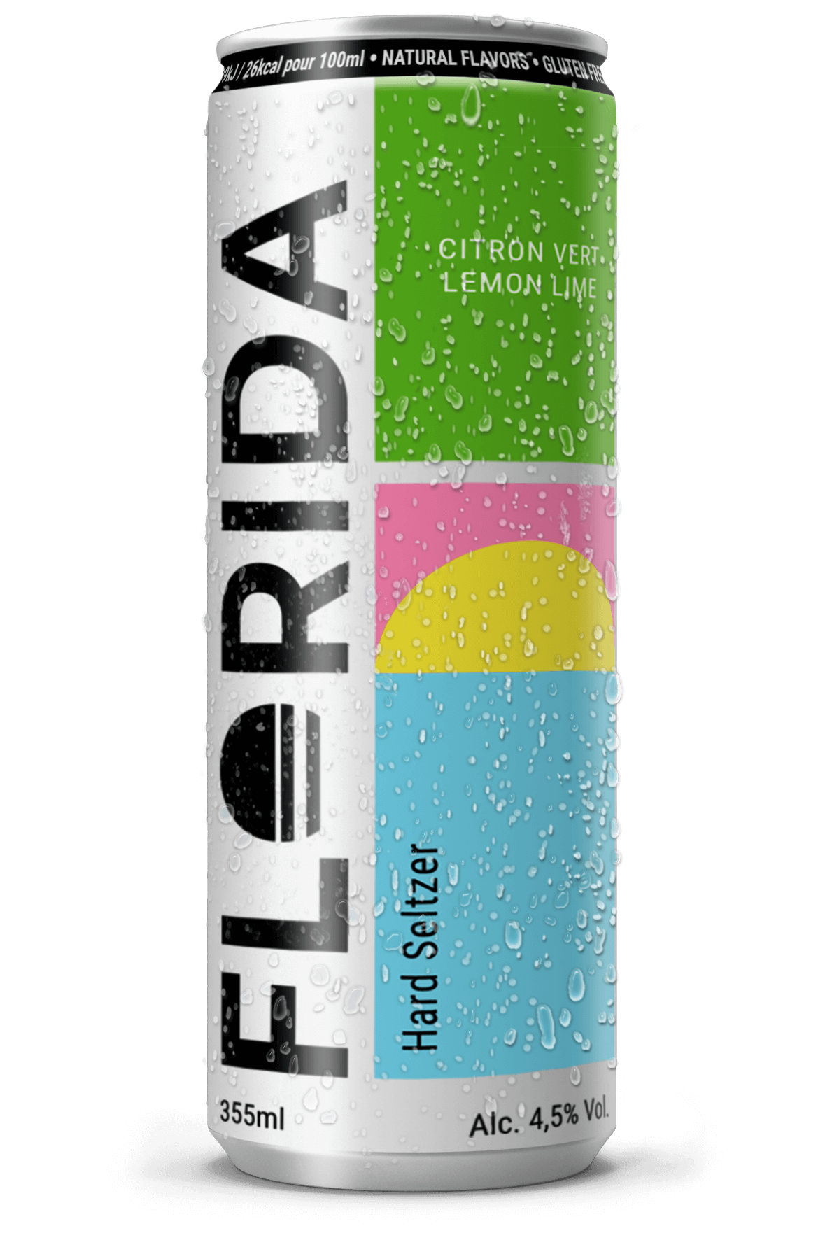 Canette Florida Hard Seltzer au citron vert 355ml